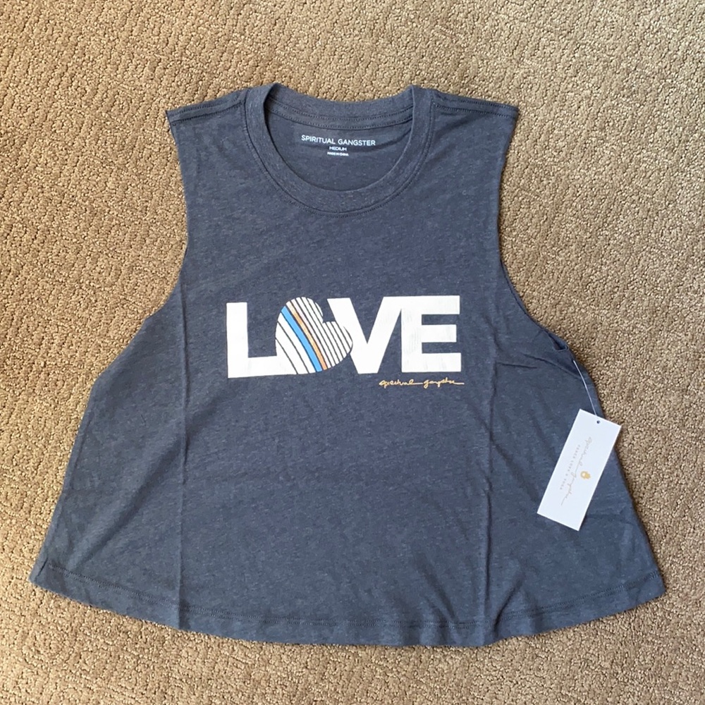 Spiritual Gangster Crop Tank - Picture 2 of 8